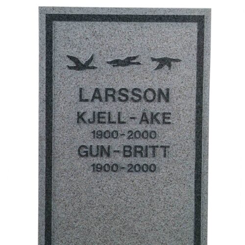 Klassisk rak hög sten